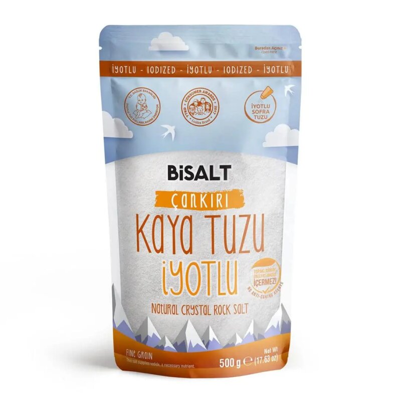 Kaya Tuzu (İnce Taneli - İyotlu - 500 g)