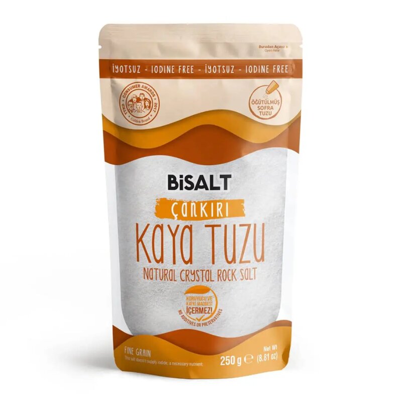 Kaya Tuzu (İnce Taneli - İyotsuz - 250 gr)
