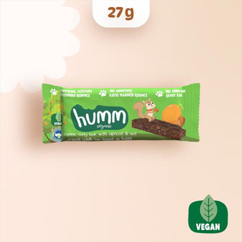 Kayısılı ve Fındıklı Yulaf Bar (27 g)