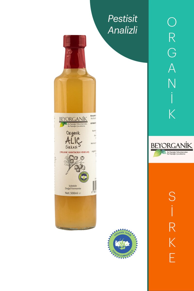 Organik Alıç Sirkesi 500ml (PESTİSİT ANALİZLİ)
