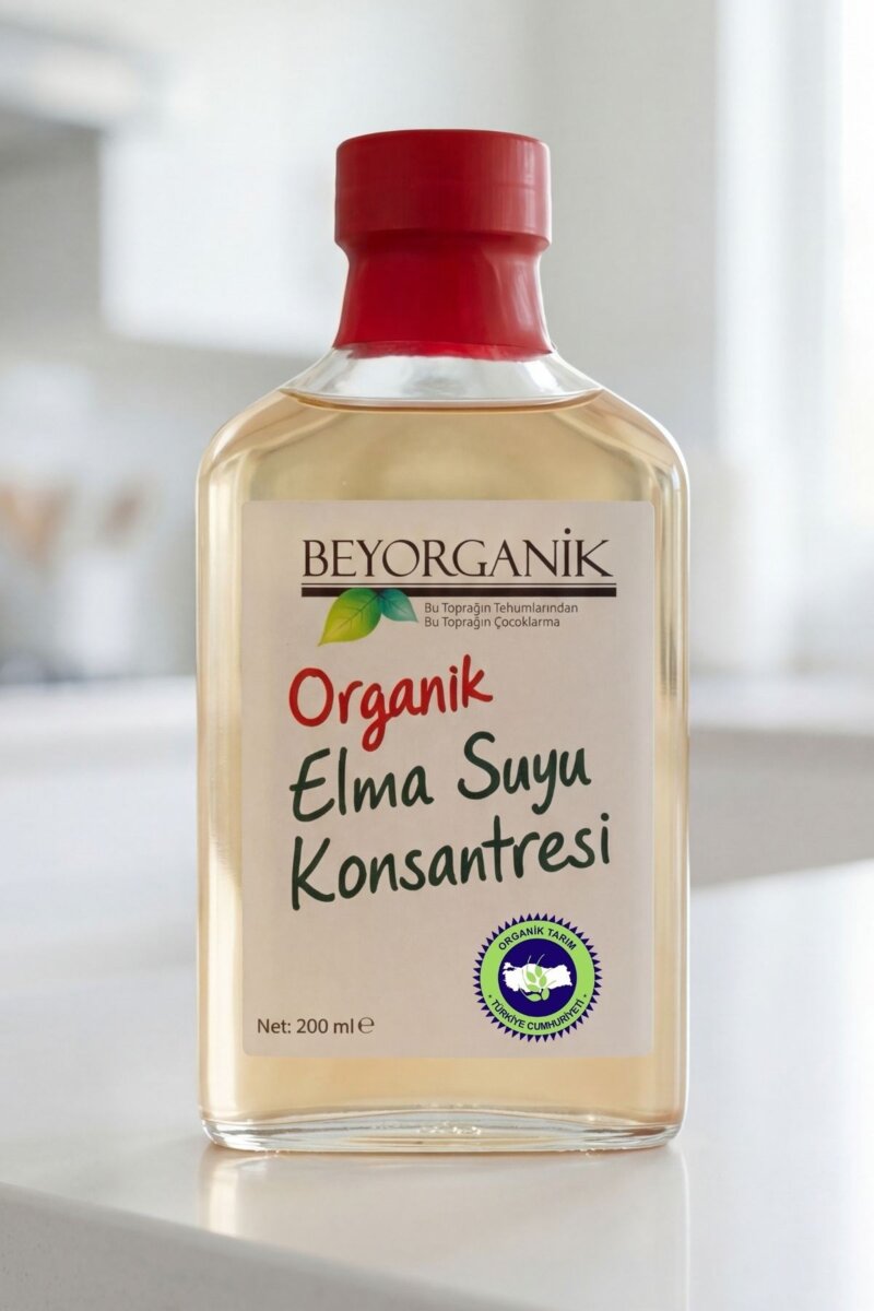 Organik Elma Suyu Konsantresi 200ml (PESTİSİT ANALİZLİ)
