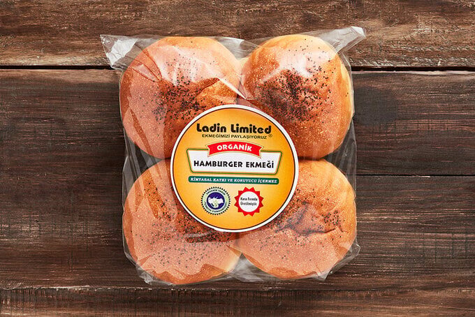 Organik Hamburger Ekmeği 400 gr