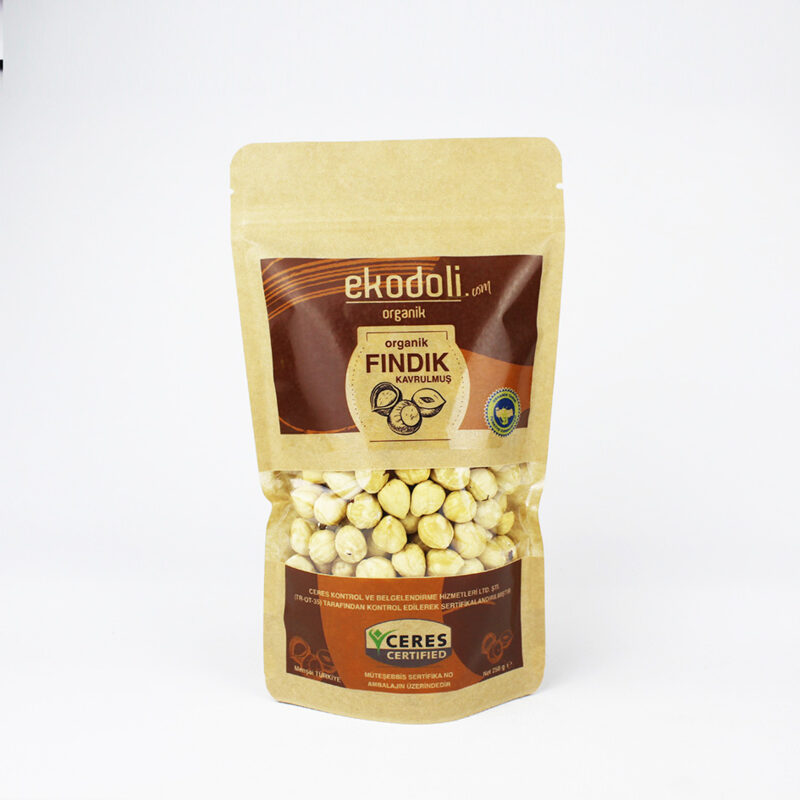 Organik Kavrulmuş Fındık 250 gr
