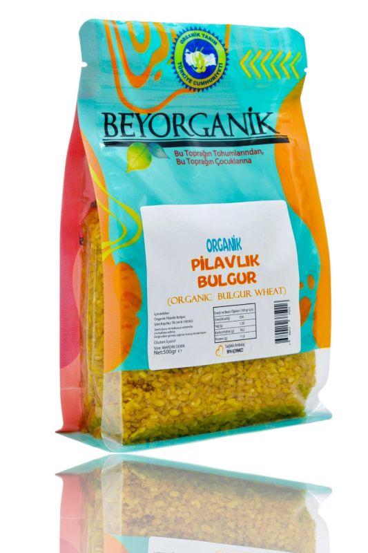 Organik Pilavlık Bulgur 500gr (Pestisit ve Aflatoksin Analizli)