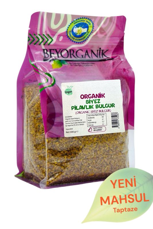 Organik Siyez Pilavlık Bulgur 1kg