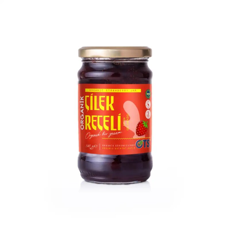 OTS Organik Çilek Reçeli 360 Gr