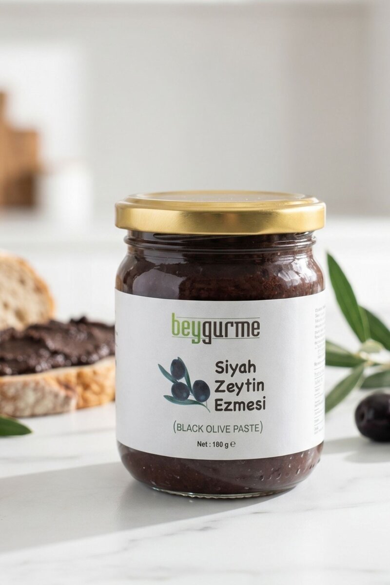 Siyah Zeytin Ezmesi 180 gr